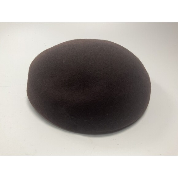 1920\'s Merrimac Hat Corp Women’s 100% Wool Beret In Brown Made in USA Vintage main image 8